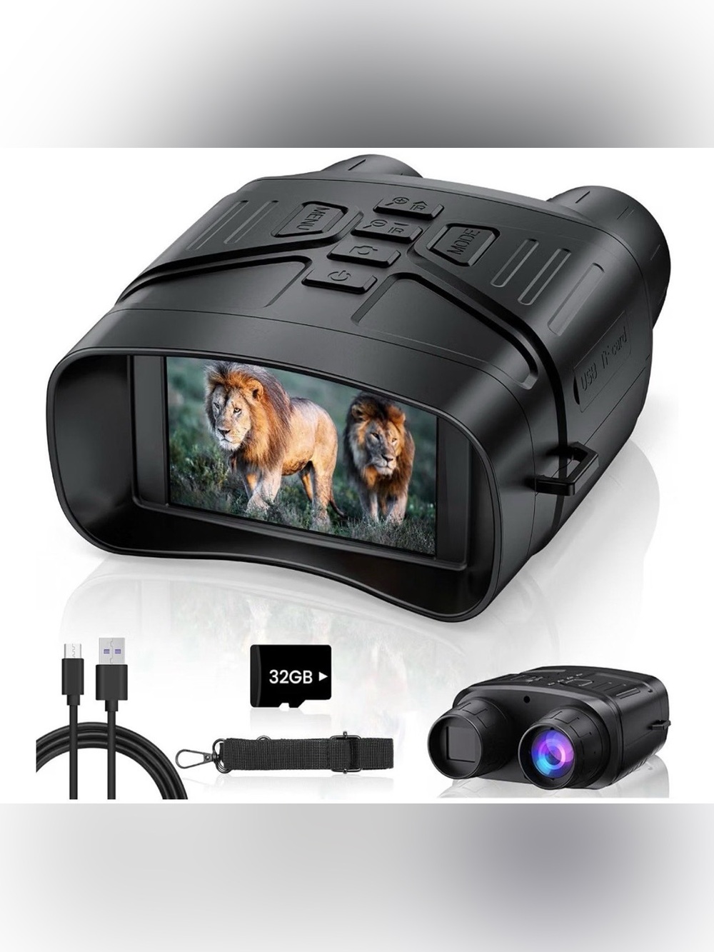 4K Night Vision Binoculars for Adults
3" HD Display